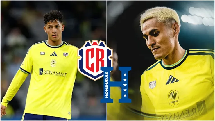 Warren Madrigal de Costa Rica y Andy Najar de Honduras; dos figuras del Nashville en la MLS. Foto: Redes sociales Nashville.
