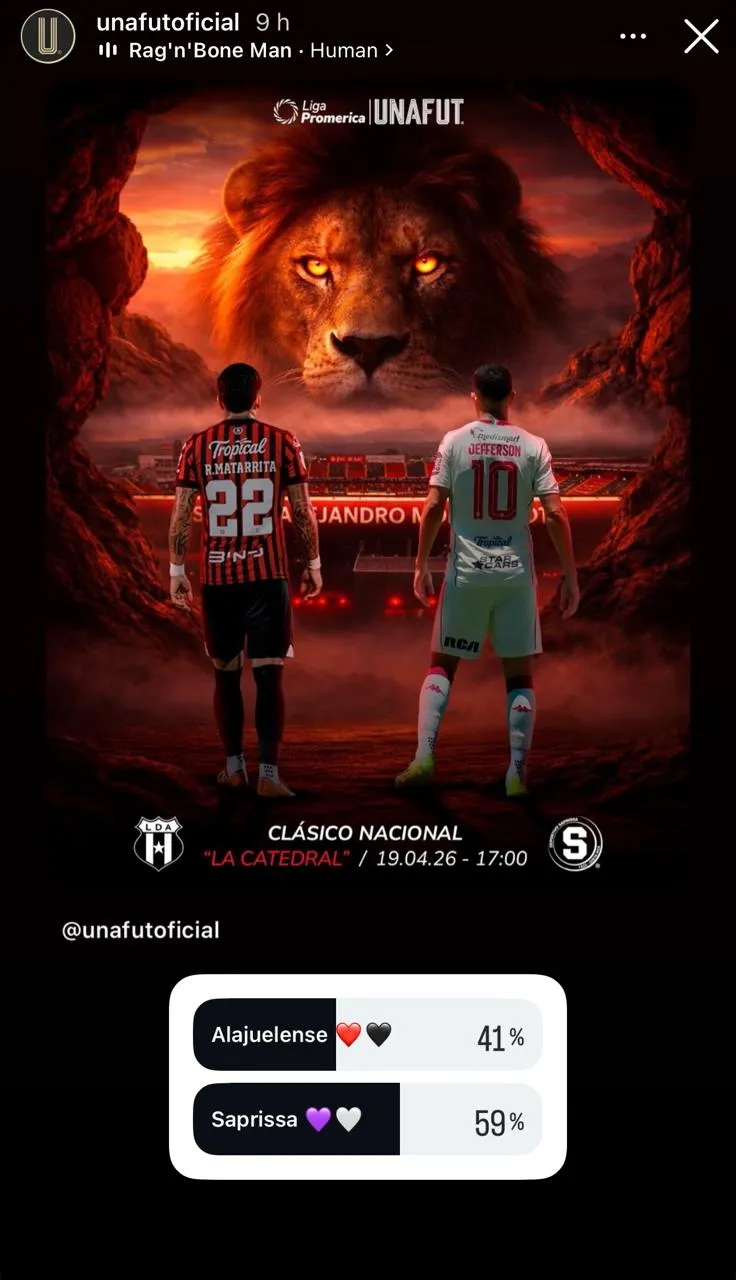 La encuesta de Unafut no deja dudas. (Instagram)
