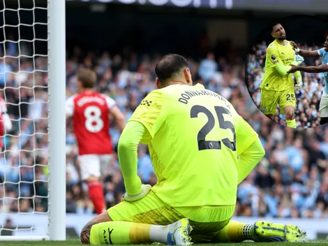 VIDEO: el insólito error de Donnarumma contra Arsenal que puede costarle la Premier League a Manchester City