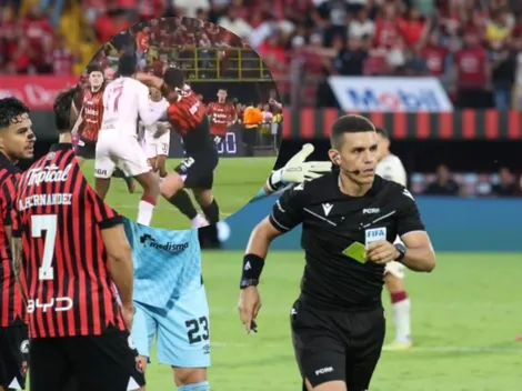 Penal para Alajuelense: revelan la explicación del árbitro para no cobrarlo