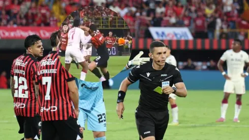 Lo que dijo el árbitro para no pitar el agarrón de Gerald Taylor a Alexis Gamboa