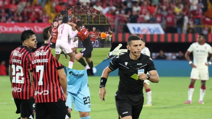 Lo que dijo el árbitro para no pitar el agarrón de Gerald Taylor a Alexis Gamboa