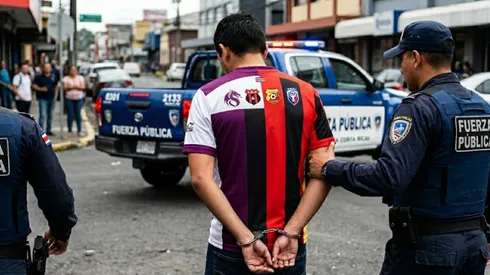 Escándalo en el fútbol costarricense.