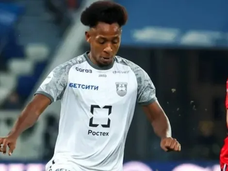 Brayan Gil recibe un fuerte golpe en el futbol de Rusia