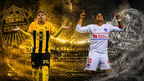 Olimpia y Real España están en la pelea por la cima en el Clausura 2026. Foto: ChatGPT.