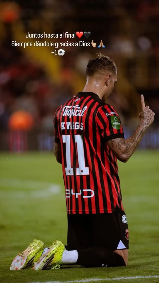 Kenneth Vargas aún no pierde la esperanza (Instagram).