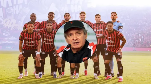 El técnico rojinegro recibió el apoyo de una leyenda de la casa.