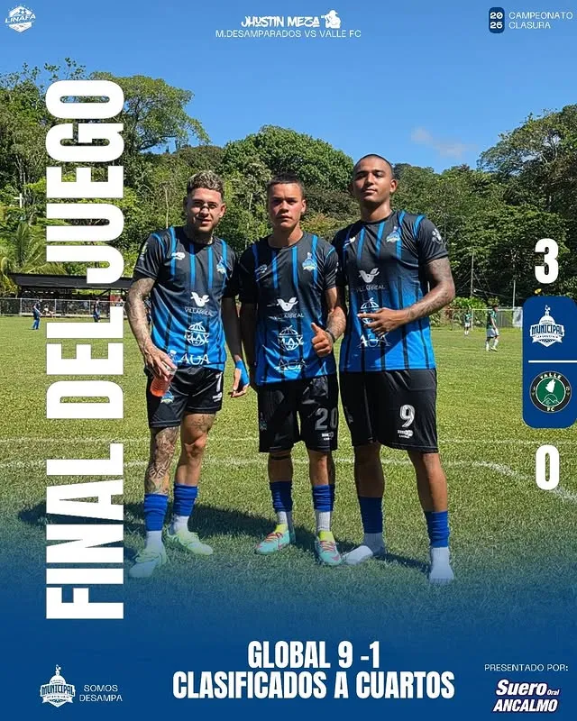 El equipo de Solís había vapuleado a El Valle FC (Municipal Desamparados).