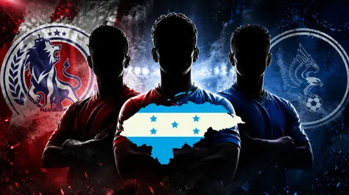 Los tres jugadores aparicieron vistiendo la misma camisa en Honduras. Foto: ChatGPT.