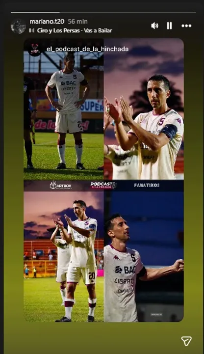 Mariano Torres en sus redes sociales