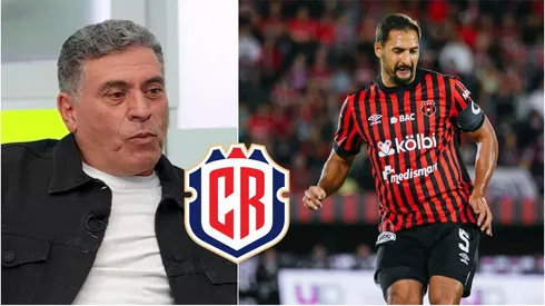 Luis Suárez dejó caer un mensaje sobre Celso Borges en plena eliminación de Alajuelense. Foto: Win Sports.