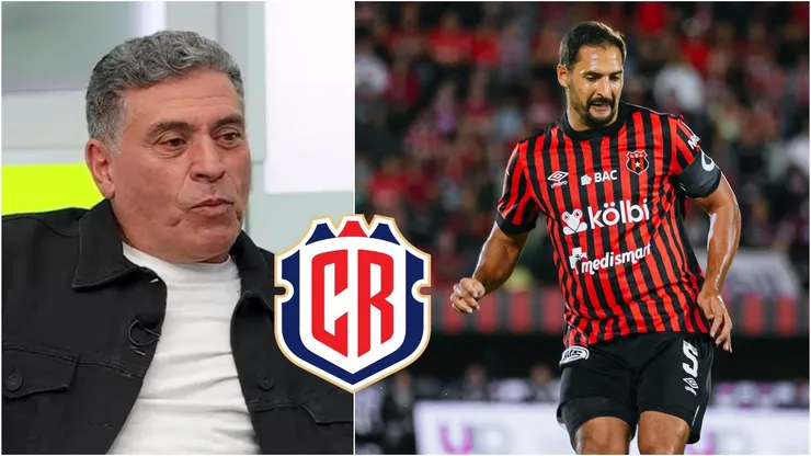 Luis Suárez dejó caer un mensaje sobre Celso Borges en plena eliminación de Alajuelense. Foto: Win Sports.