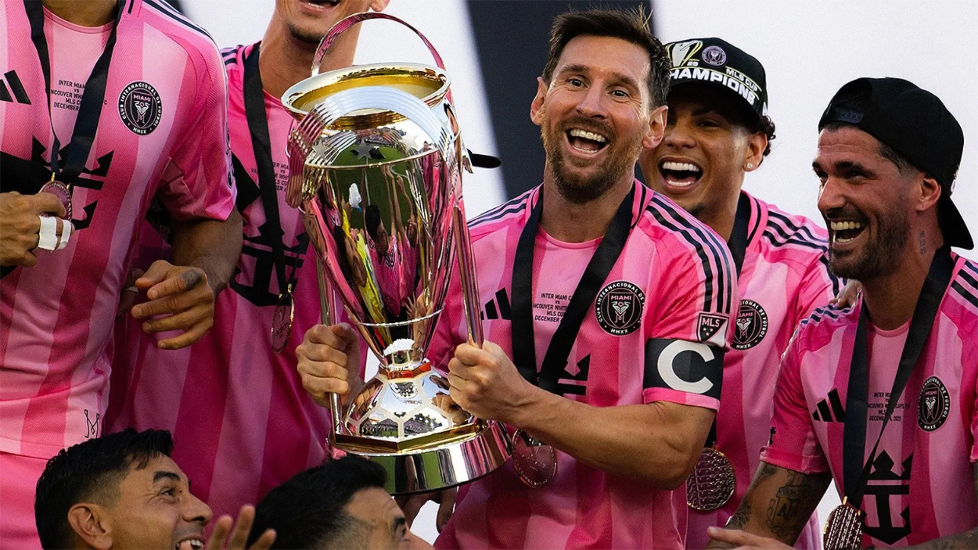 Lionel Messi levantó el primer título de la MLS en la historia del Inter Miami. (Getty Images)