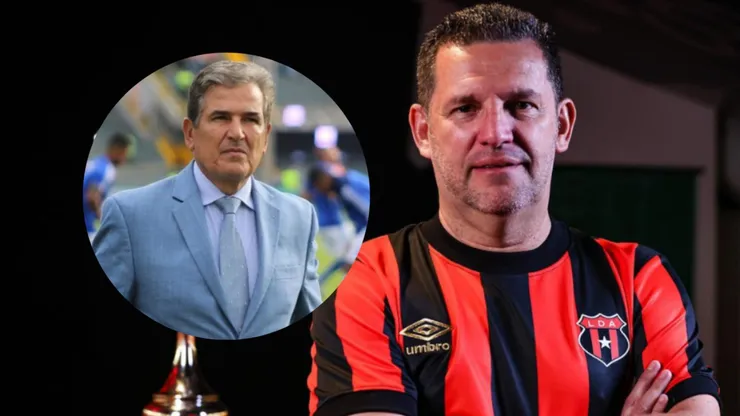Javier Delgado se refirió a la posibilidad de tener a Jorge Luis Pinto como DT de Alajuelense. Foto: Alajuelense.