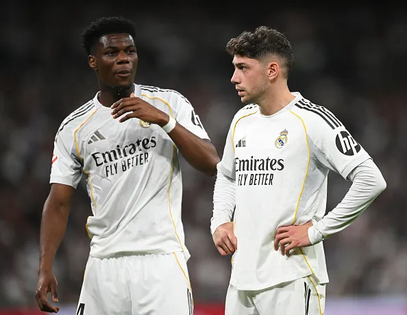 Aurelien Tchouaméni y Federico Valverde recibieron un castigo sin precedentes (Getty Images).