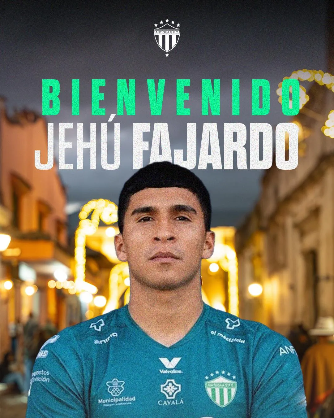 Antigua GFC presentó a Fajardo.