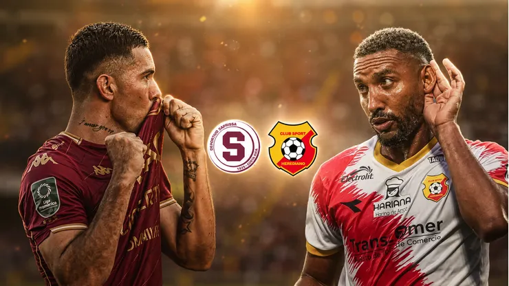 Las formaciones de Saprissa y Herediano en la final de ida.