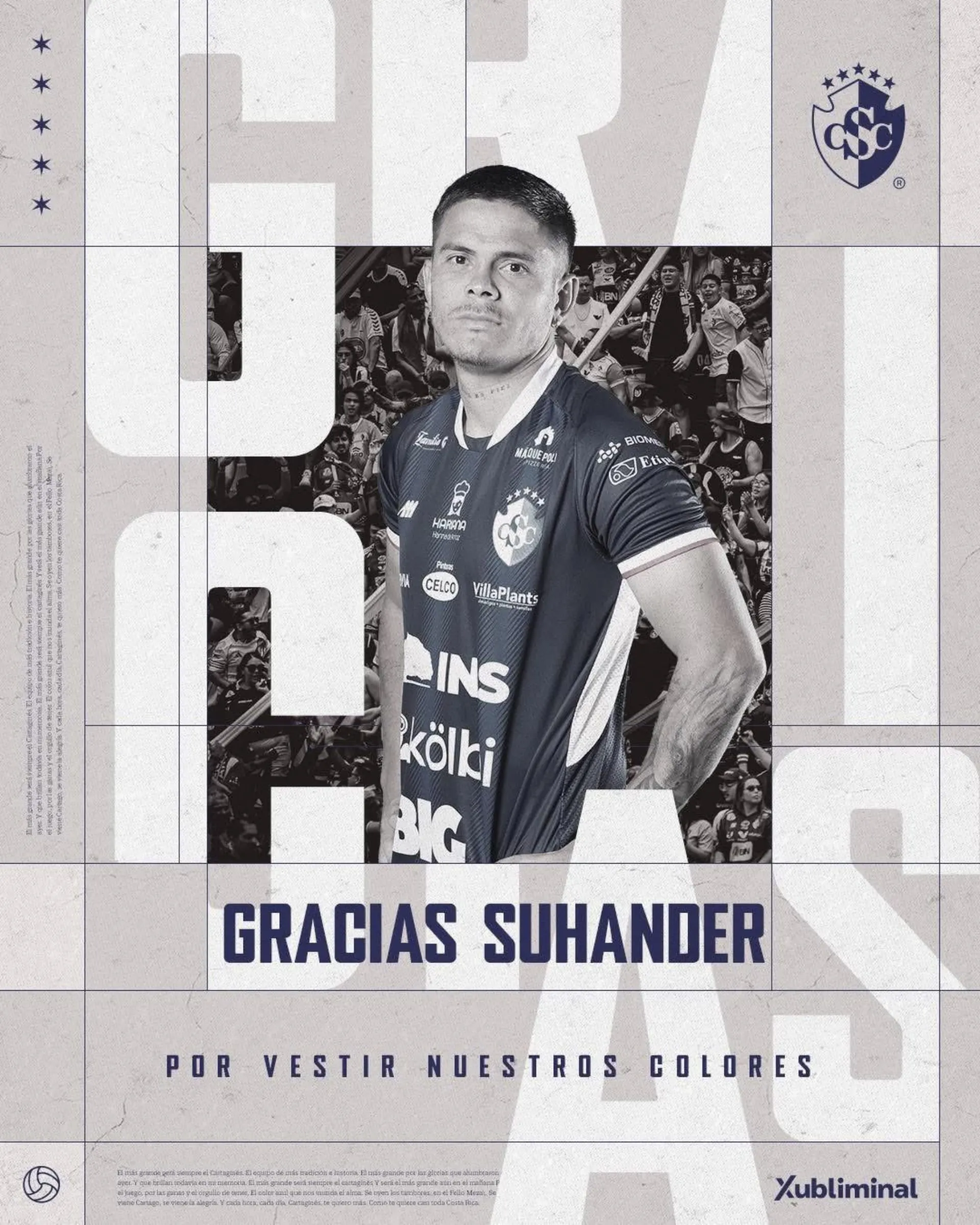 Saturnino Cardozo quiere fichar a Suhander. (Foto: Cartaginés)