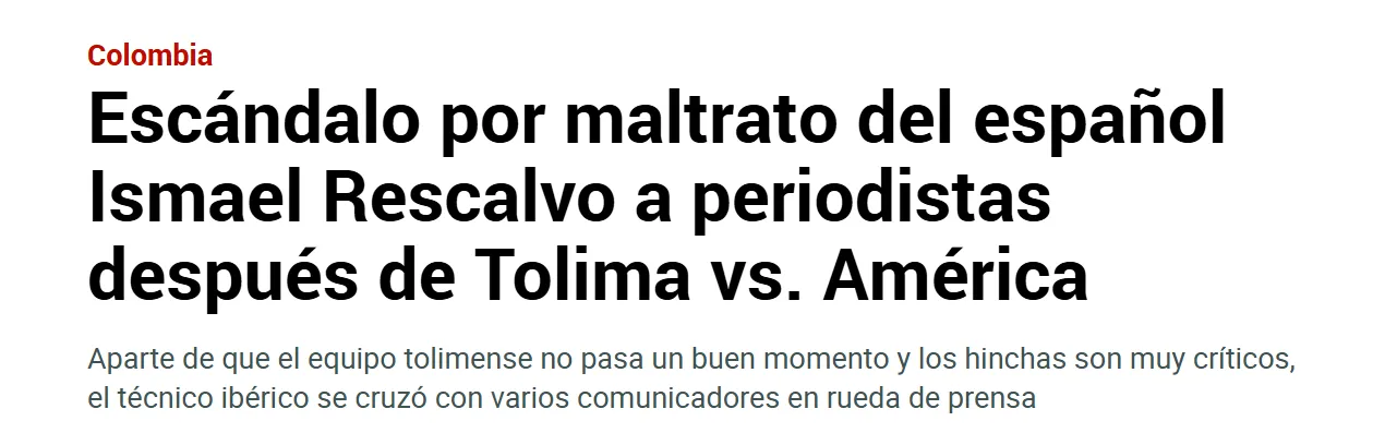 Ismael Rescalvo esconde una gran polémica en su historial como entrenador (Marca).