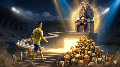 Cristiano Ronaldo sumó un nuevo título en su carrera pero sigue lejos de Messi.
