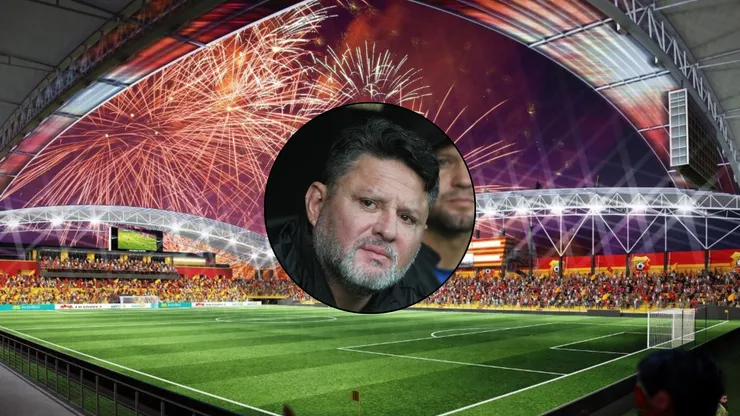El presidente anticipó lo que resta del estadio.