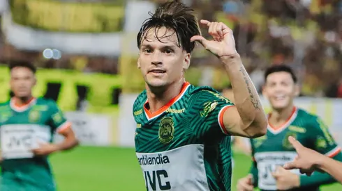 Brian Farioli anotó para Marathón en el empate ante Real España. Foto: X Marathón.