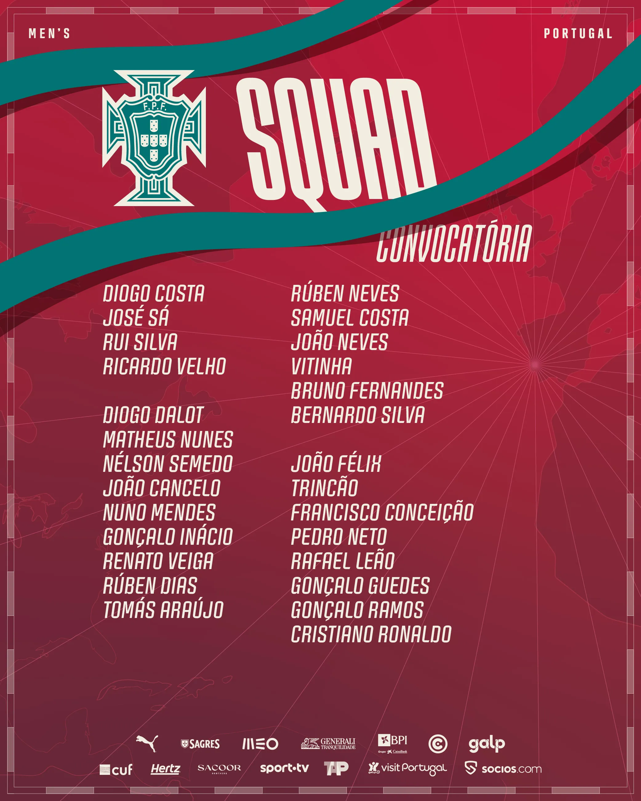 (Foto: X / Selección de Portugal)