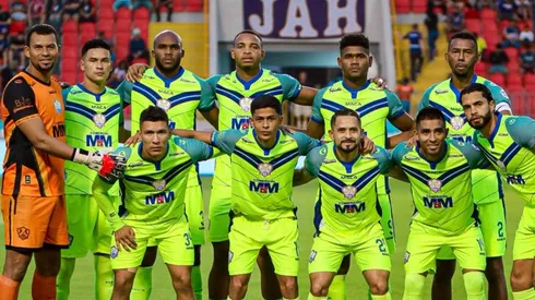 El once inicial del Olancho FC previo a una jornada en el Clausura 2026 de la Liga Nacional. Foto: Facebook Los Potros.
