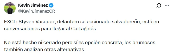 Captura de X.