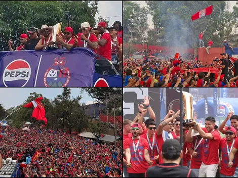 Municipal y sus aficionados festejan a lo grande su título 33 del futbol de Guatemala