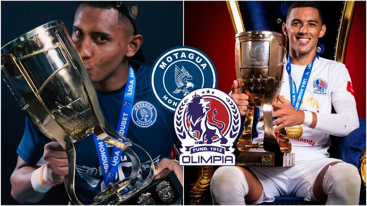 Motagua y Olimpia disputarán la Supercopa en Honduras. Foto: Redes sociales.