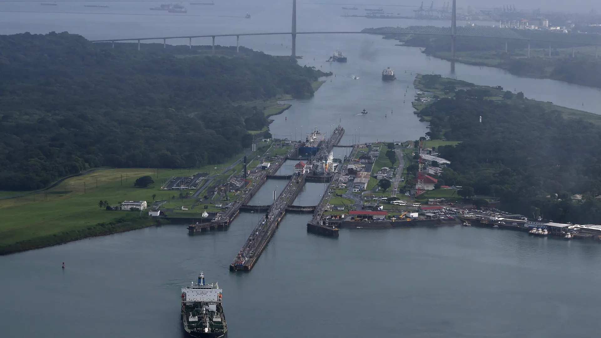 Las oficinas del mítico Canal de Panamá serán el escenario de la conferencia de Christiansen. (Getty Images)