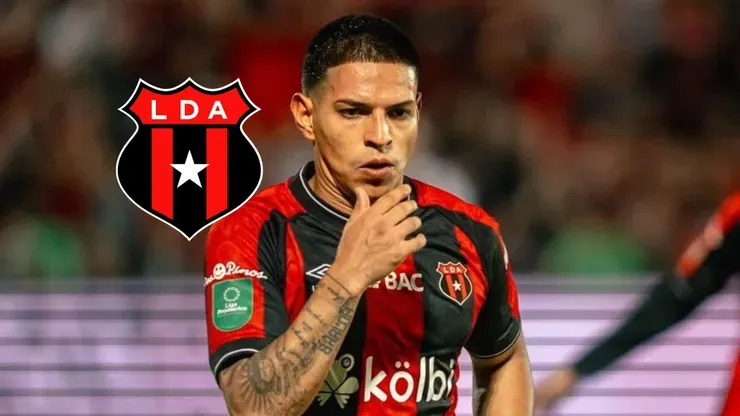 Alajuelense no perdona a Alejandro Bran.