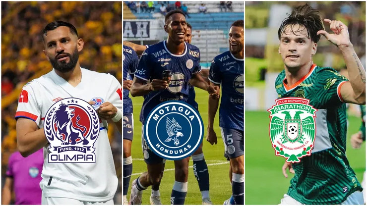 Olimpia, Motagua y Marathón son los tres representantes del fútbol de Honduras en la Copa Centroamericana. Foto: Redes sociales.