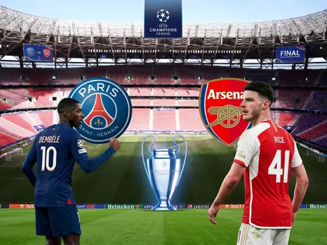 PSG vs. Arsenal: nuevo horario, TV y alineaciones de la final de la Champions
