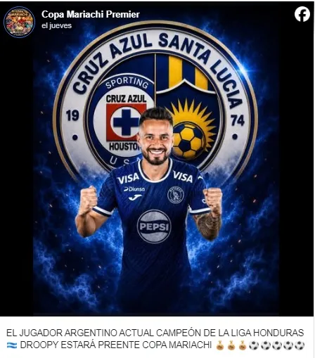 Droopy Gómez estará en la Copa Mariachi.