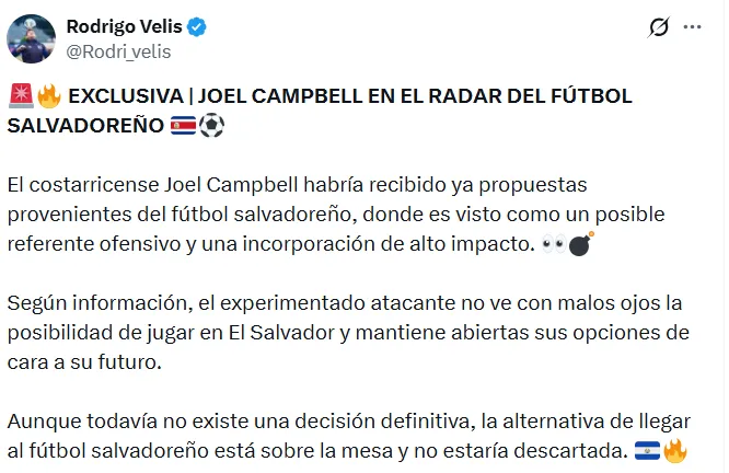 Información de Rodrigo Velis, periodista salvadoreño.