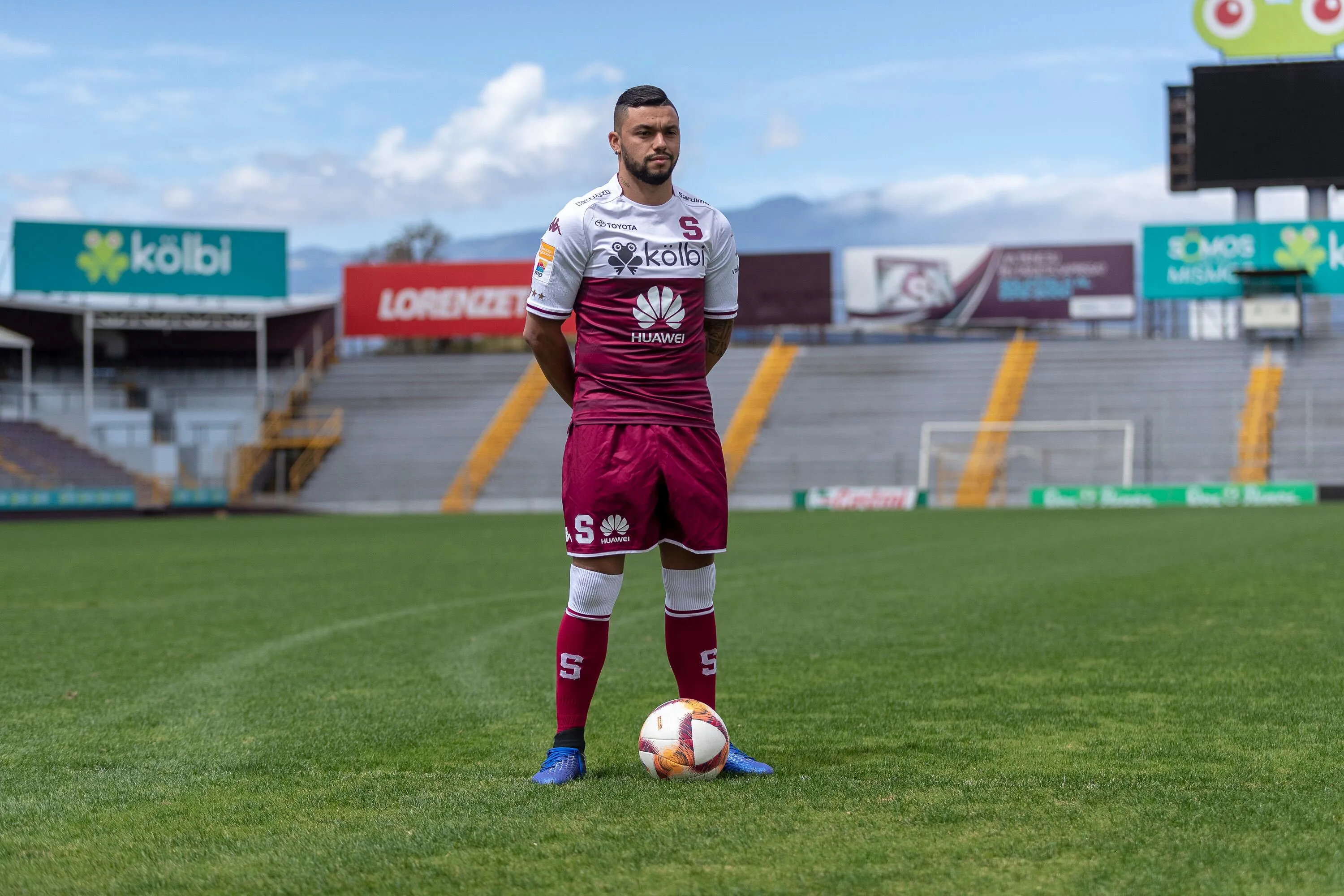 John Jairo Ruiz en su segunda etapa con Saprissa.