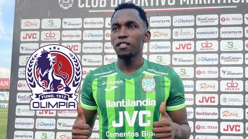 Alberth Elis durante su presentación con Marathón en el Yankel Rosenthal. Foto: Diario Tiempo.