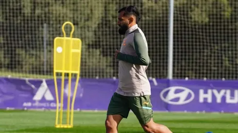 Jorge Álvarez se mantiene haciendo un trabajo diferenciado al del grupo. Foto: FFH.