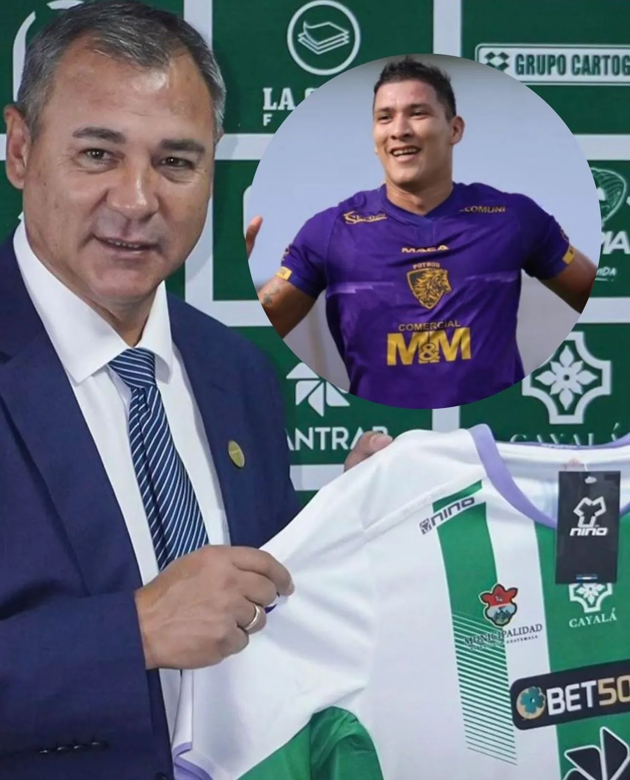 La llegada de Kevin López a Antigua fue petición de Mauricio Tapia. Foto: Canteranos.