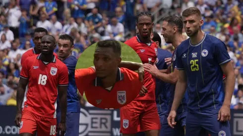 Jiovany Ramos marcó en el empate de Panamá ante Bosnia.