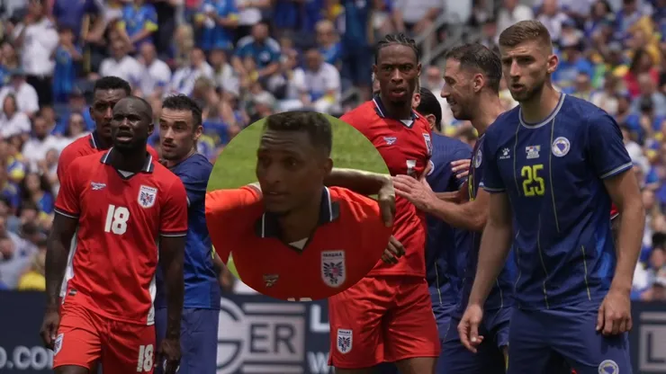 Jiovany Ramos marcó en el empate de Panamá ante Bosnia.