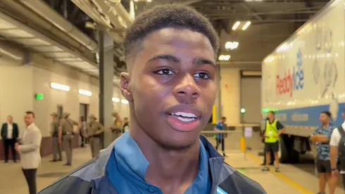 Keyrol Figueroa dejó sus primeras palabras tras debutar con la Selección de Honduras. Foto: Deportes TVC.