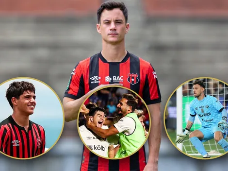 Alajuelense HOY: Juanpi Añor, Luis Gomes, Washington Ortega, Diego Campos y Celso Borges