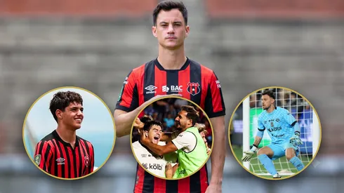Alajuelense HOY: Juanpi Añor, Luis Gomes, Washington Ortega, Diego Campos y Celso Borges