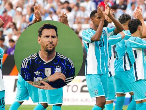 Se revela el jugador hondureño que se quedó con la camisa de Lionel Messi tras amistoso ante Argentina