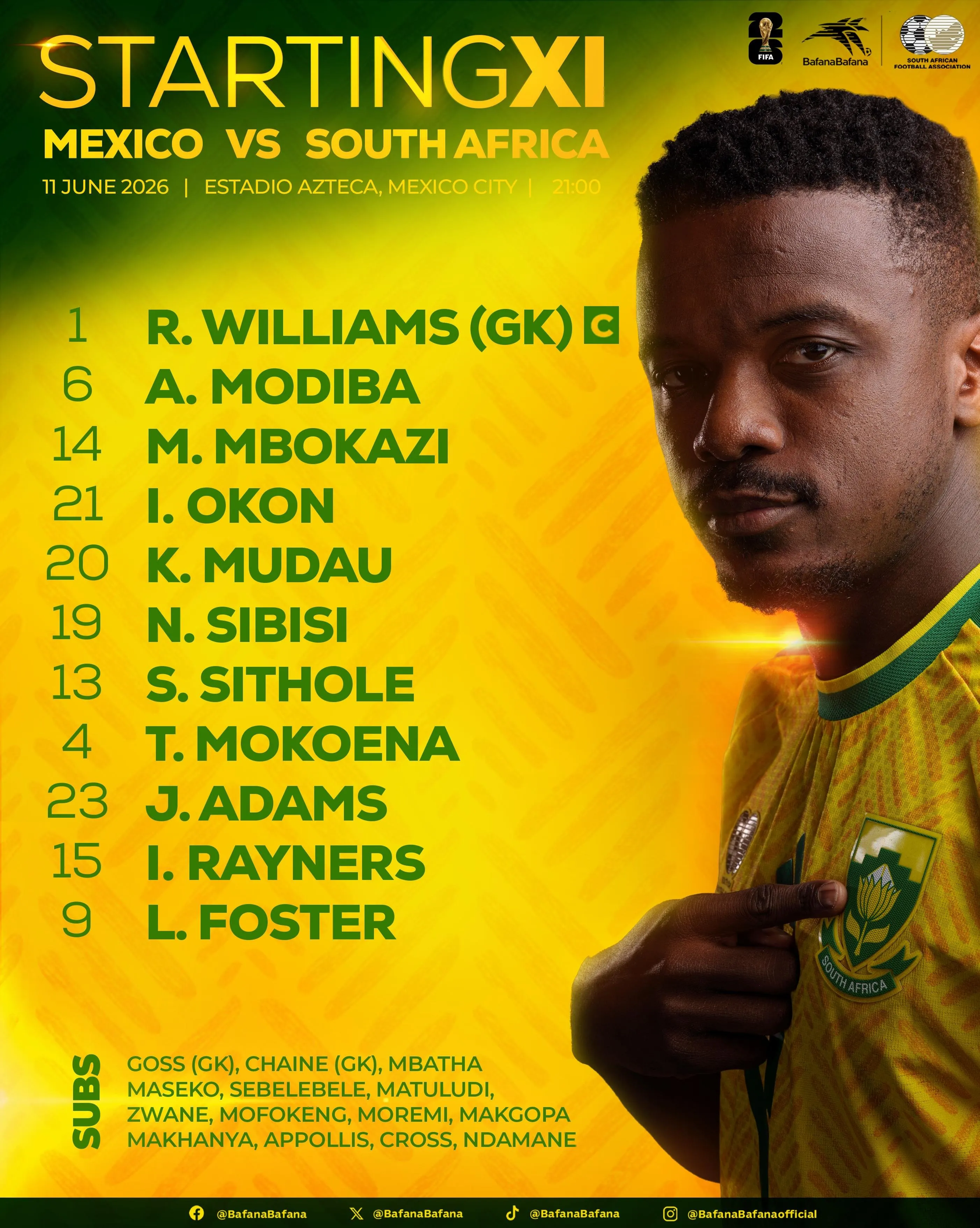 (Foto: Bafana Bafana)
