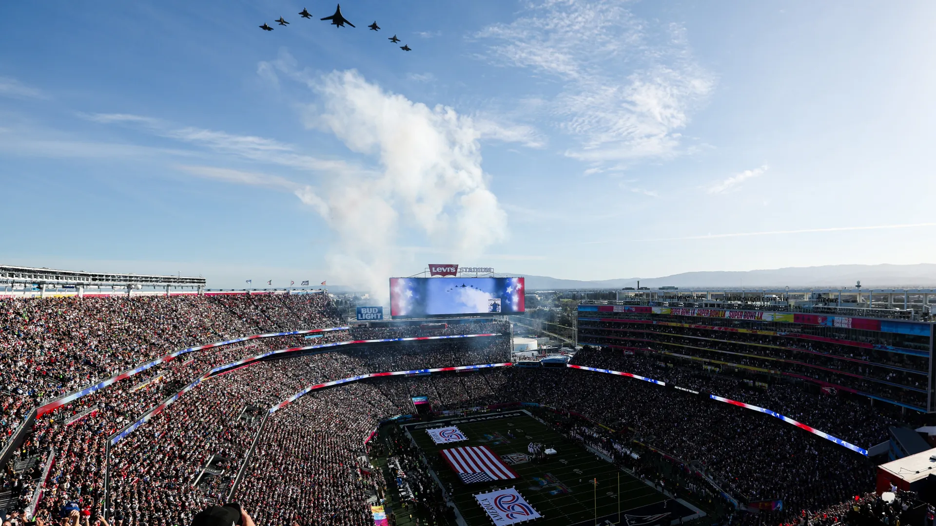 Así luce el Levi’s Stadium durante un juego de los San Francisco 49ers en la NFL. (Getty Images)