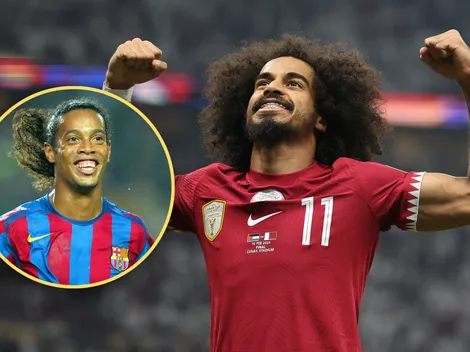 Quién es Akram Afif, el “mago” qatarí de peinado afro que comparan con Ronaldinho